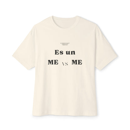 Camiseta "ME vs ME" UNISEX con estampado RUDO en Espalda