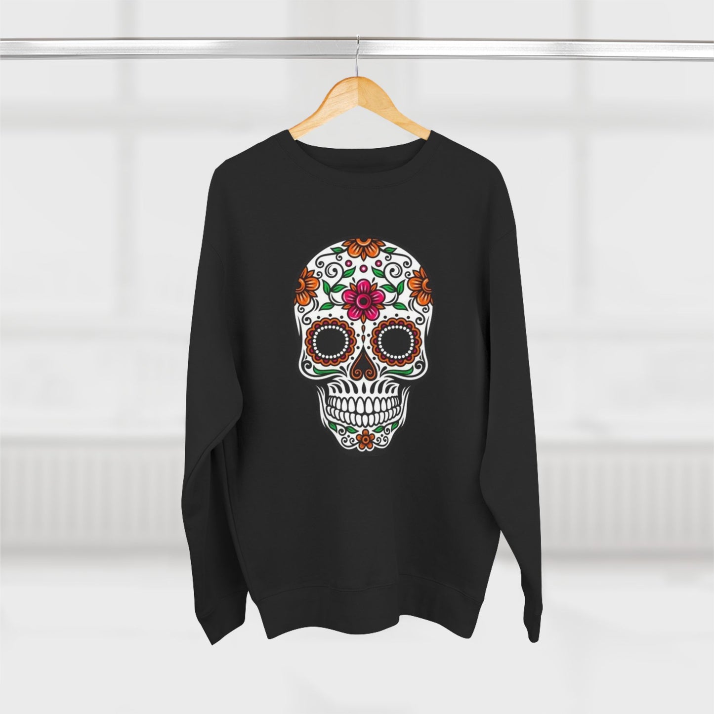 Sudadera colorida de calavera del Día de los Muertos