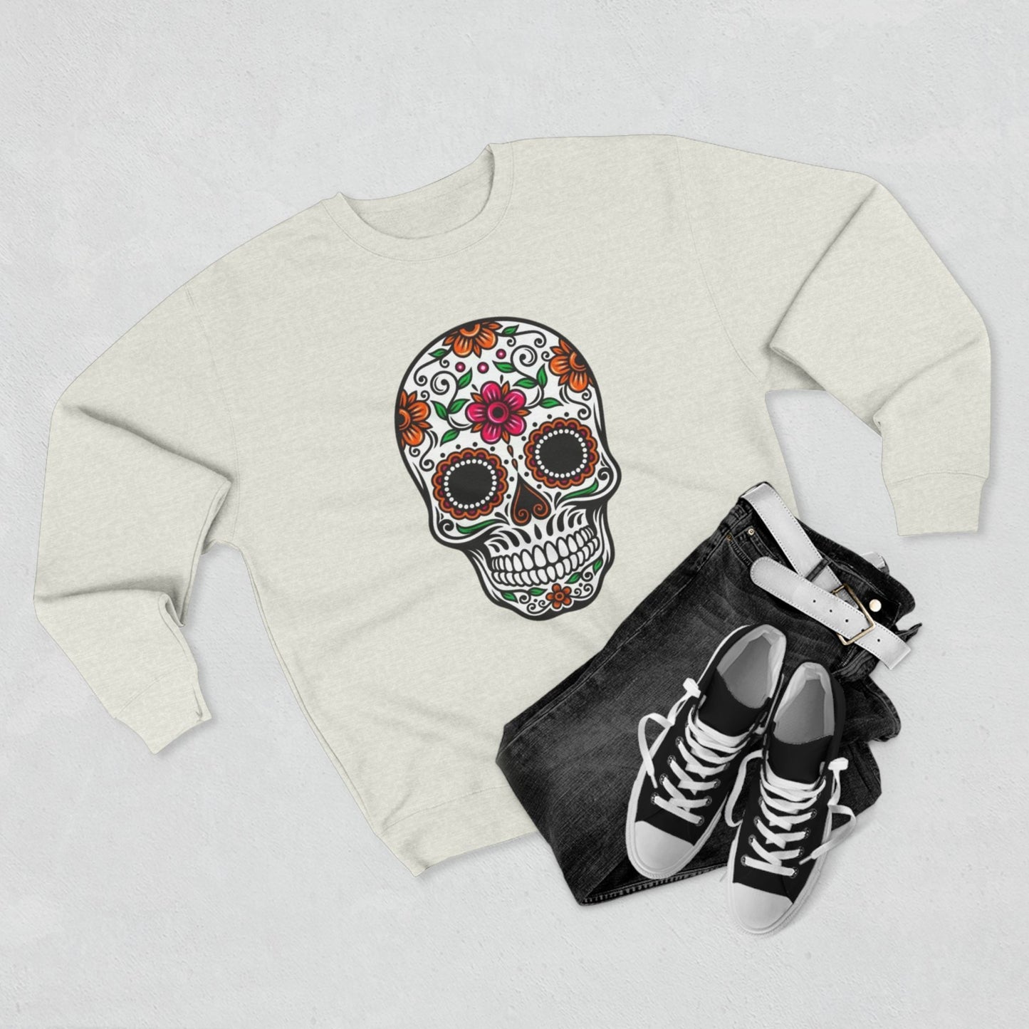 Sudadera colorida de calavera del Día de los Muertos