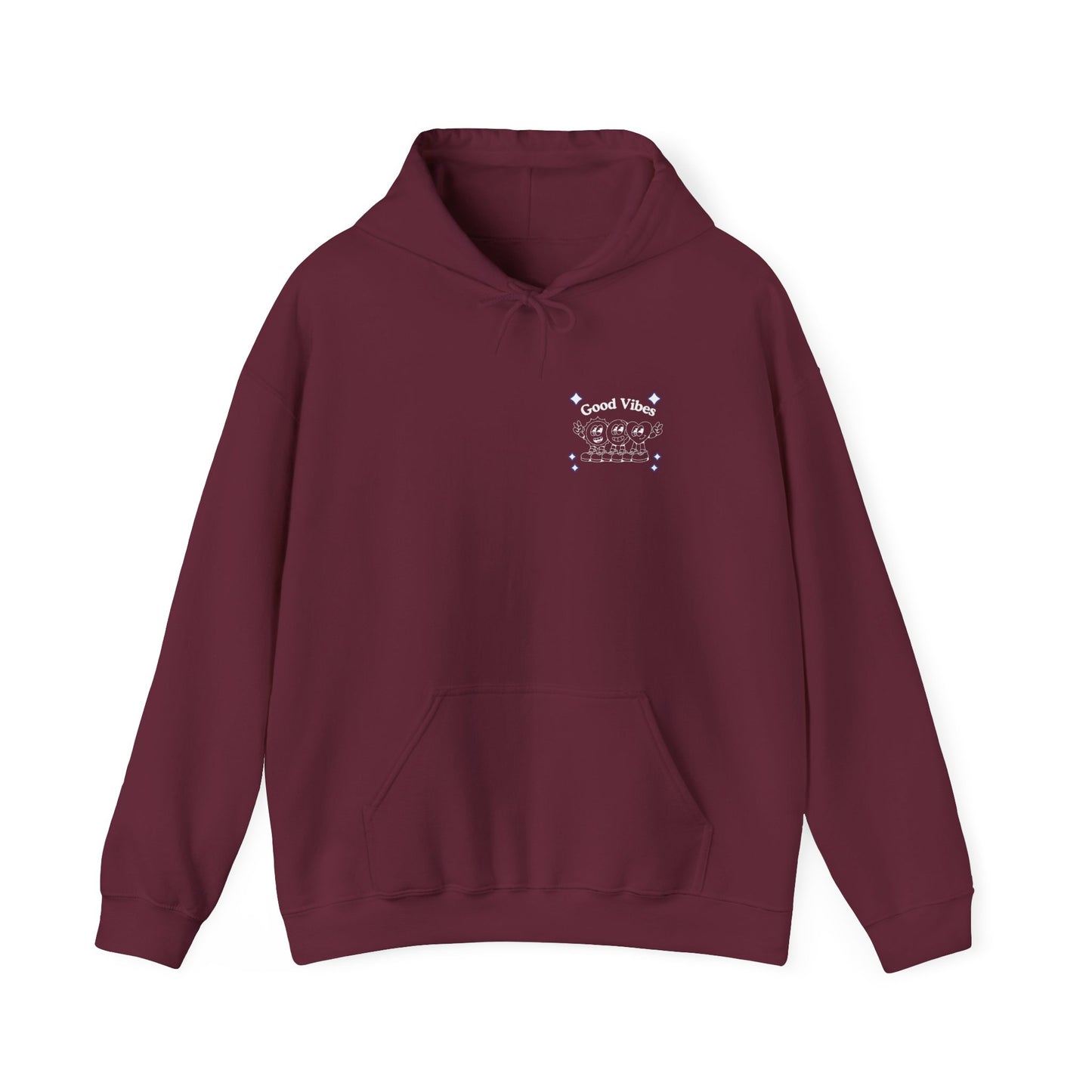 Sudadera oscura con capucha unisex