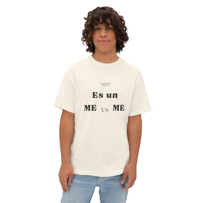 Camiseta "ME vs ME" UNISEX con estampado RUDO en Espalda