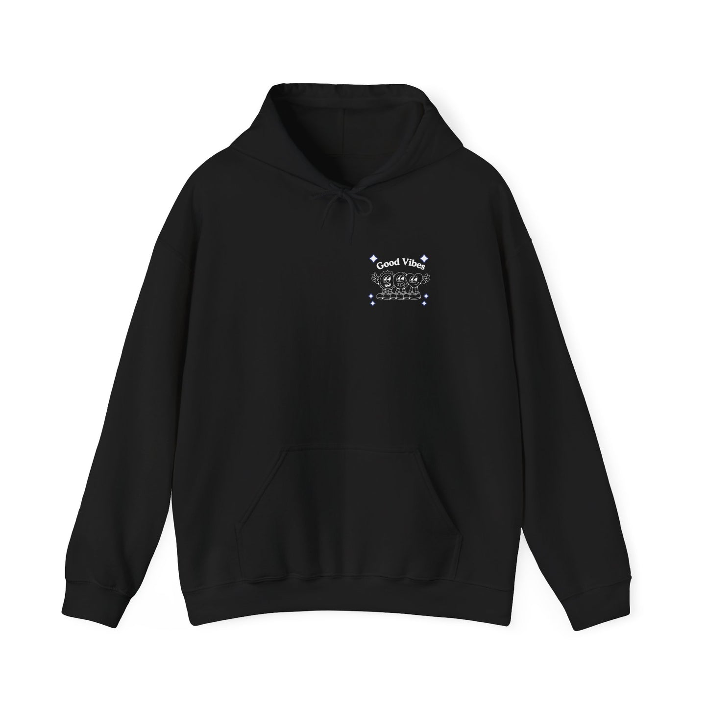 Sudadera oscura con capucha unisex
