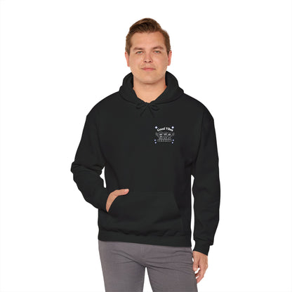Sudadera oscura con capucha unisex