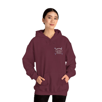 Sudadera oscura con capucha unisex