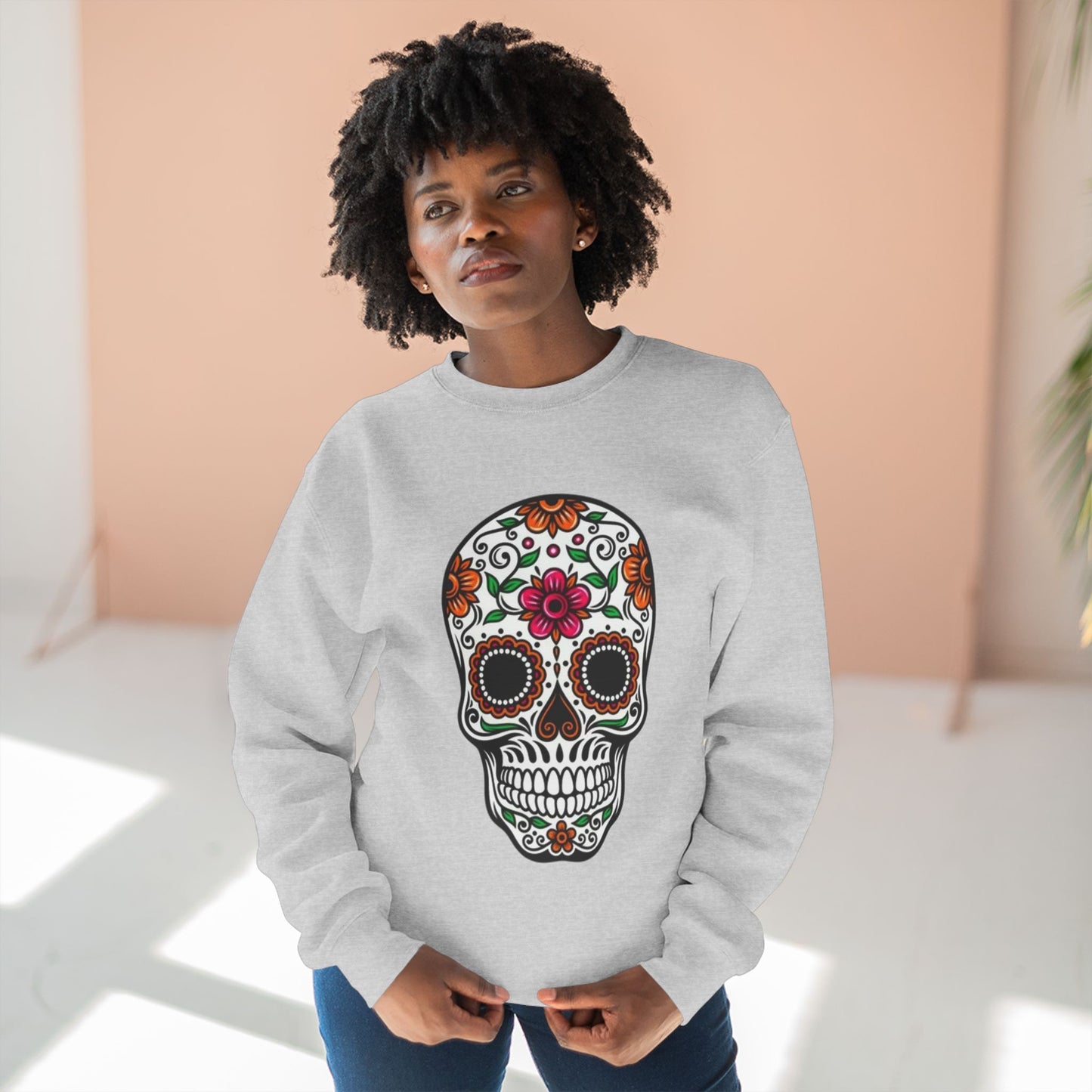 Sudadera colorida de calavera del Día de los Muertos