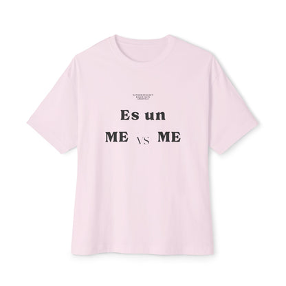 Camiseta "ME vs ME" UNISEX con estampado RUDO en Espalda
